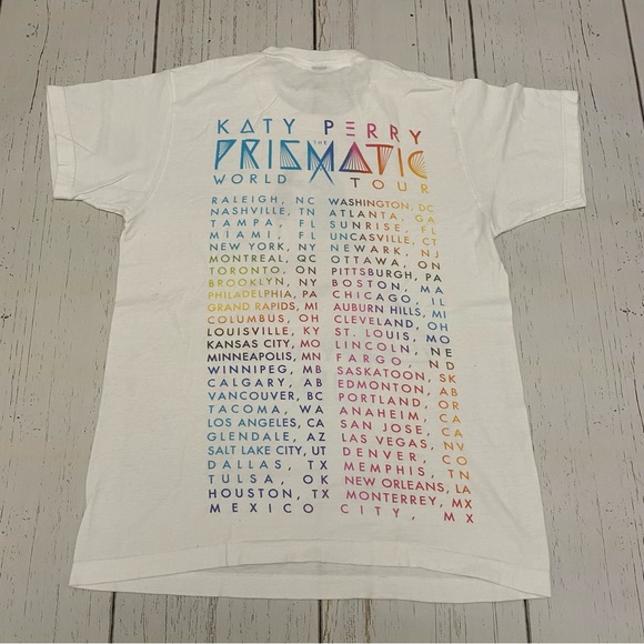 Katy Perry Prismatic World Tour 2014 Concert Tee - Picture 3 of 5